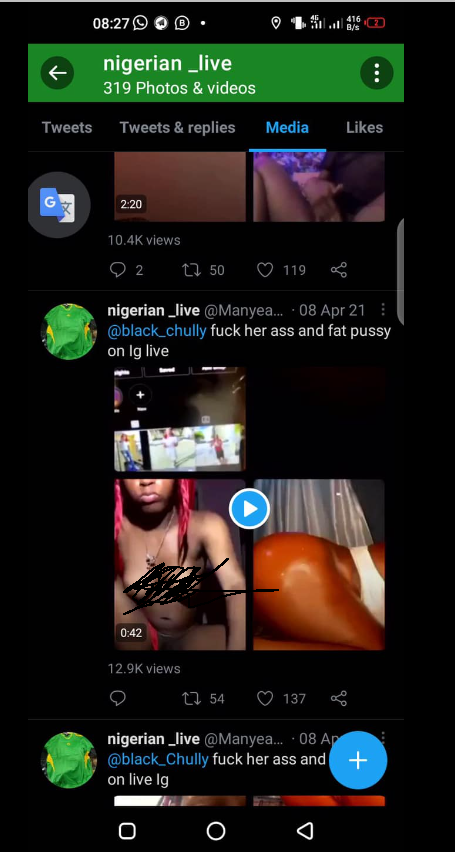Breaking news: Nigerian TikTok star "Black Chully" called out for allegedly 'lying about not knowing how her sex tape got leaked; she has been 'hosting live videos' of her sex content on Instagram since 2020, Breaking news: Nigerian TikTok star &#8220;Black Chully&#8221; called out for allegedly &#8216;lying about not knowing how her s*x tape got leaked; she has been &#8216;hosting live videos&#8217; of her s*x content on Instagram since 2020, INFINITY LOADED