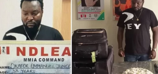 Ex-Nigerian Footballer, "Okafor Emmanuel" Sentenced To 5 Years Imprisonment For Cocaine Trafficking, Ex-Nigerian Footballer, &#8220;Okafor Emmanuel&#8221; Sentenced To 5 Years Imprisonment For Cocaine Trafficking, INFINITY LOADED