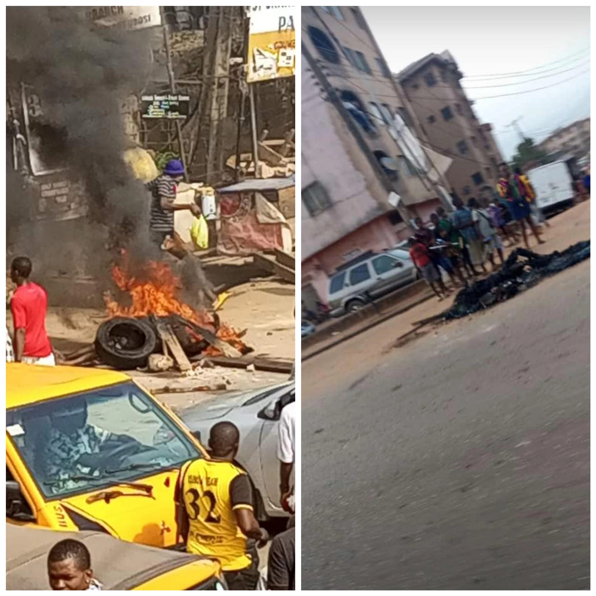 Five Men Burnt To Death For Alleged Trying To Steal Tricycle in Onitsha, Anambra State (Photos), Five Men Burnt To Death For Alleged Trying To Steal Tricycle in Onitsha, Anambra State (Photos), INFINITY LOADED